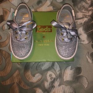 Keds Kids x Kate Spade glitter toddler sneakers
